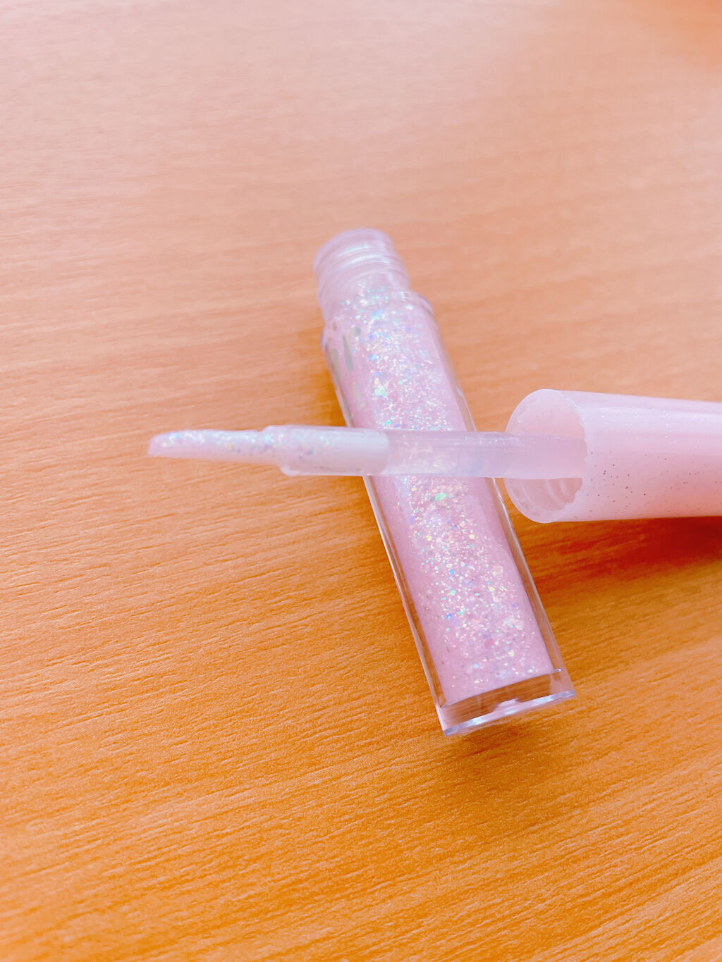 シュガー トゥインクル リキッド グリッター/PERIPERA/グリッターを使ったクチコミ（3枚目）