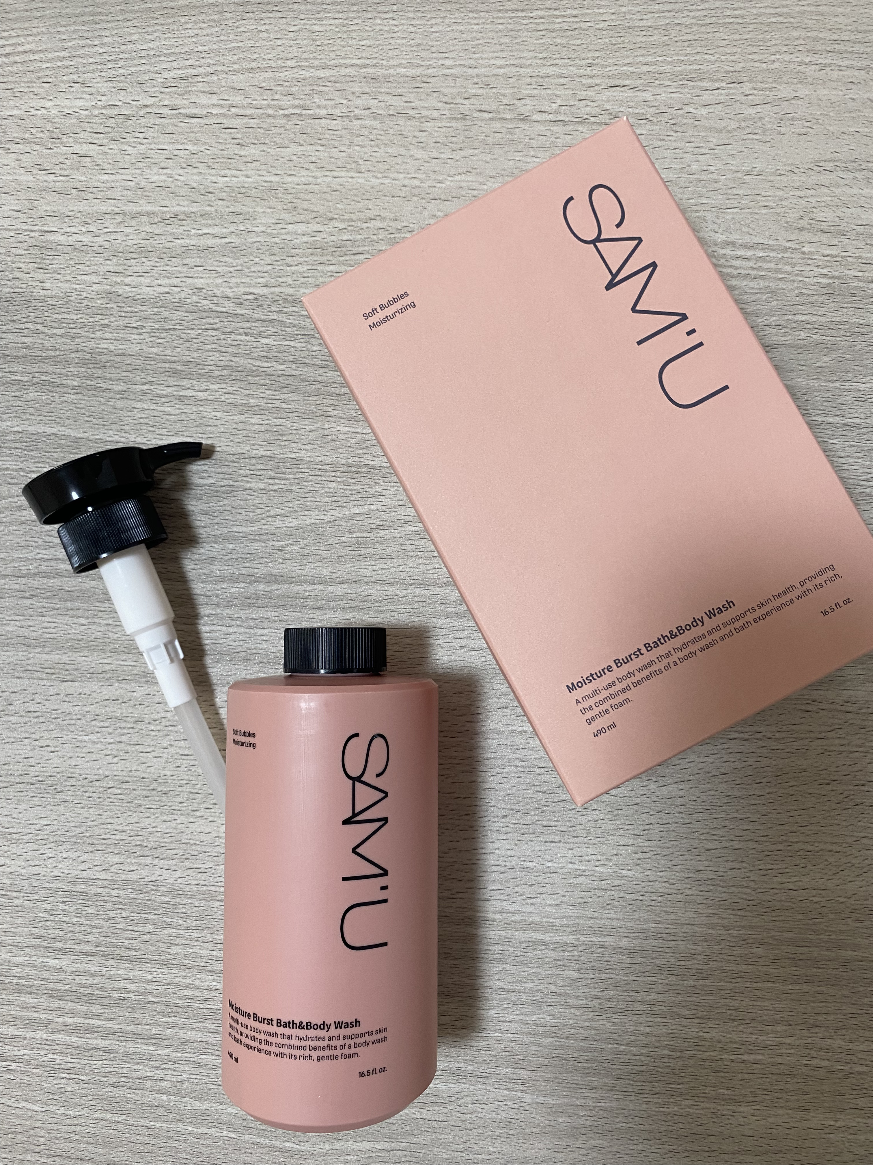 モイスチャーバーストバス＆ボディウォッシュ/SAM'U/ボディソープを使ったクチコミ（1枚目）