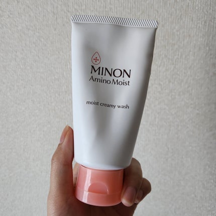 アミノモイスト モイストクリーミィ ウォッシュ/ミノン/洗顔フォームを使ったクチコミ(1枚目)