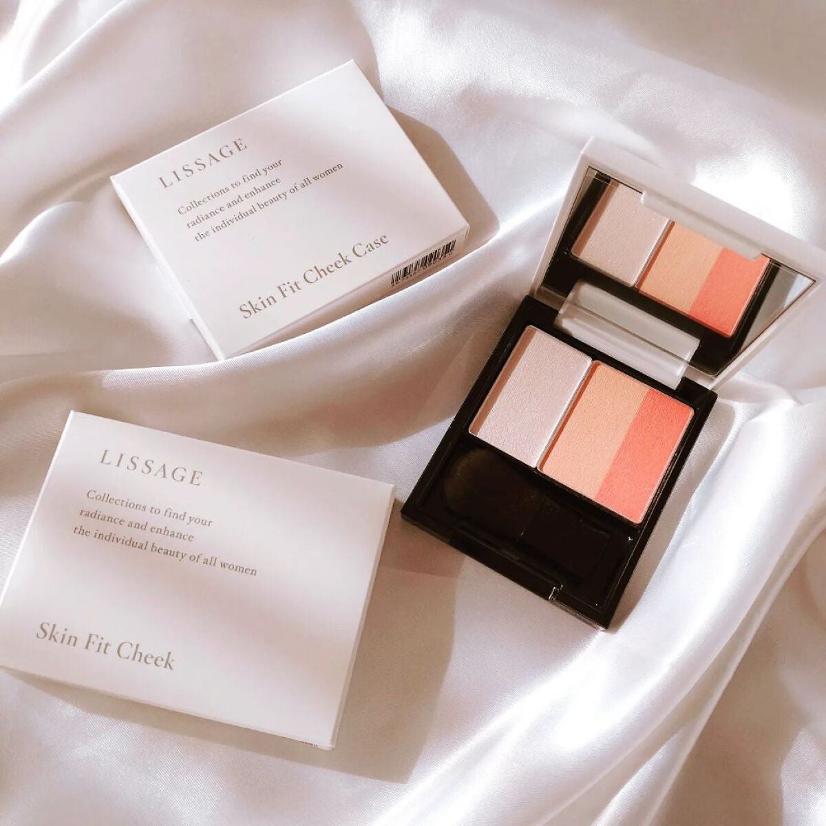 スキンフィットチーク/リサージ/パウダーチークを使ったクチコミ(2枚目)