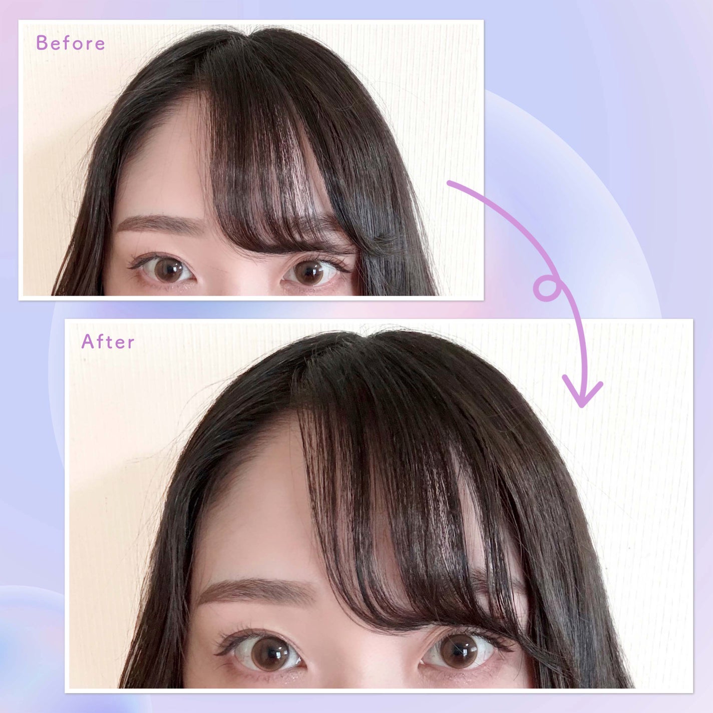 ウォーターインマトメイク パープル/ululis/プレスタイリング・寝ぐせ直しを使ったクチコミ(7枚目)