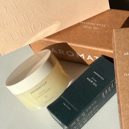 オレンジクレンジングシャーベット/AROMATICA/クレンジングバームを使ったクチコミ(6枚目)