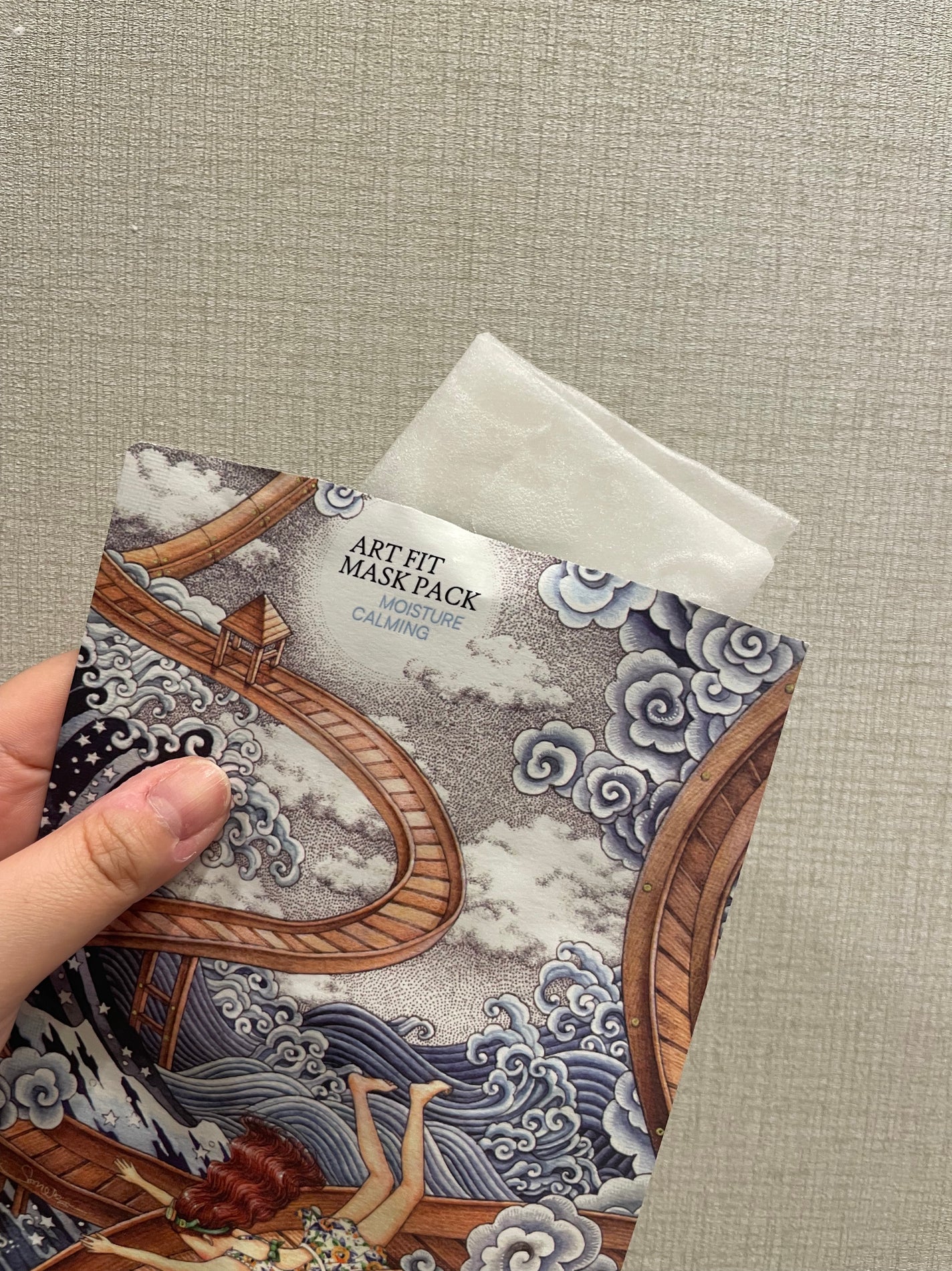 マスクパック Moisture Calming /FIT YOUR SKIN/シートマスク・パックを使ったクチコミ(2枚目)