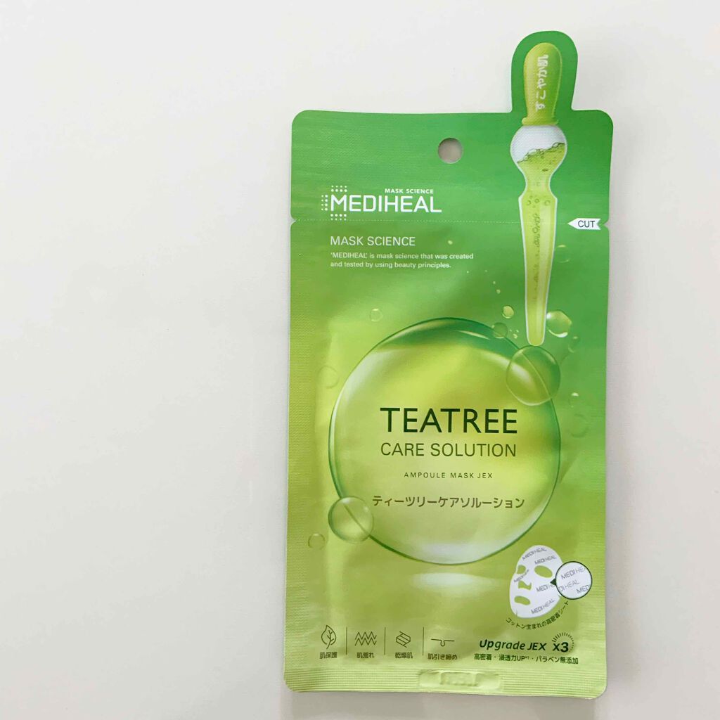 ティーツリーケアソリューション アンプルマスクJEX/MEDIHEAL/シートマスク・パックを使ったクチコミ(1枚目)