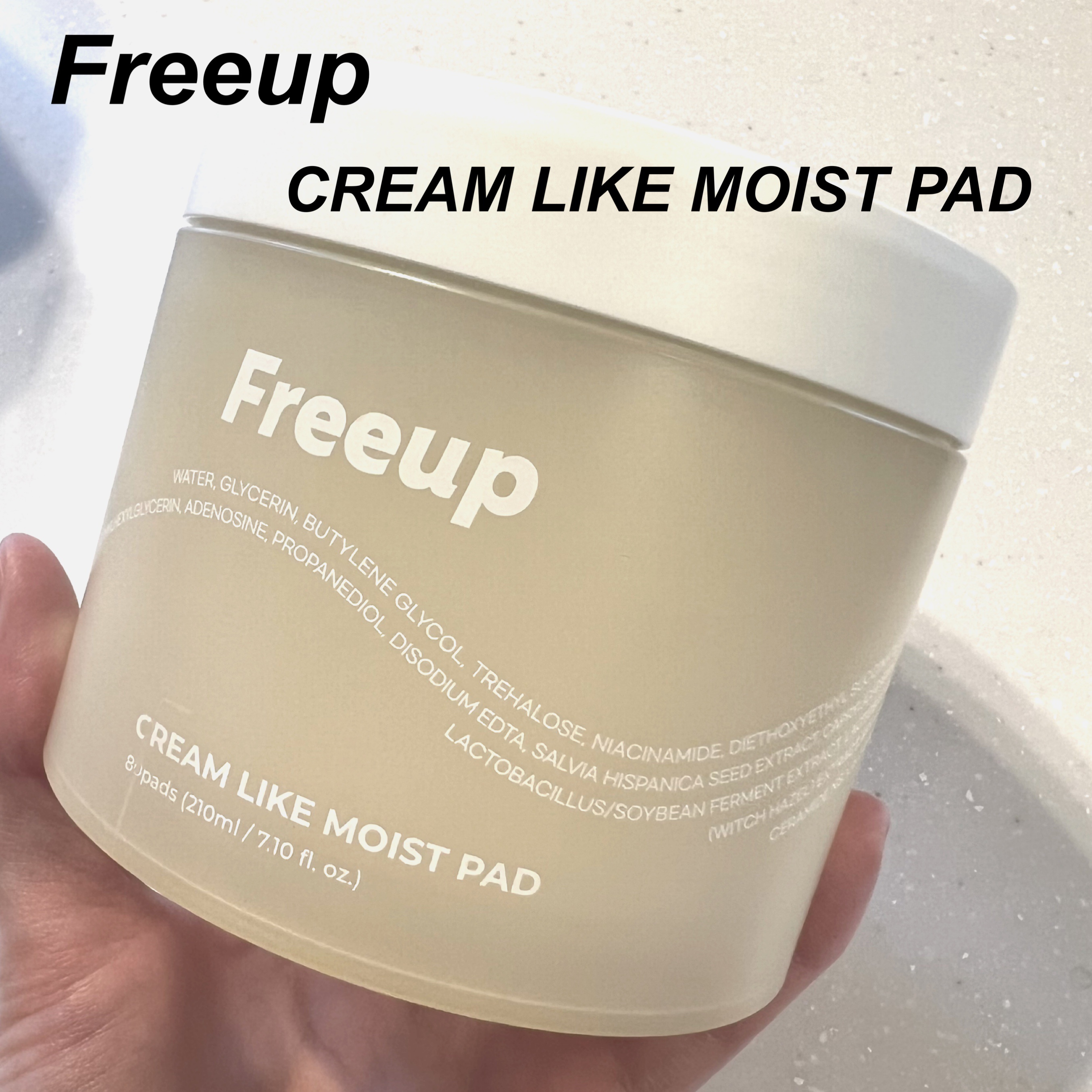 クリームライクモイストパッド/FREEUP/トナーパッドを使ったクチコミ（1枚目）