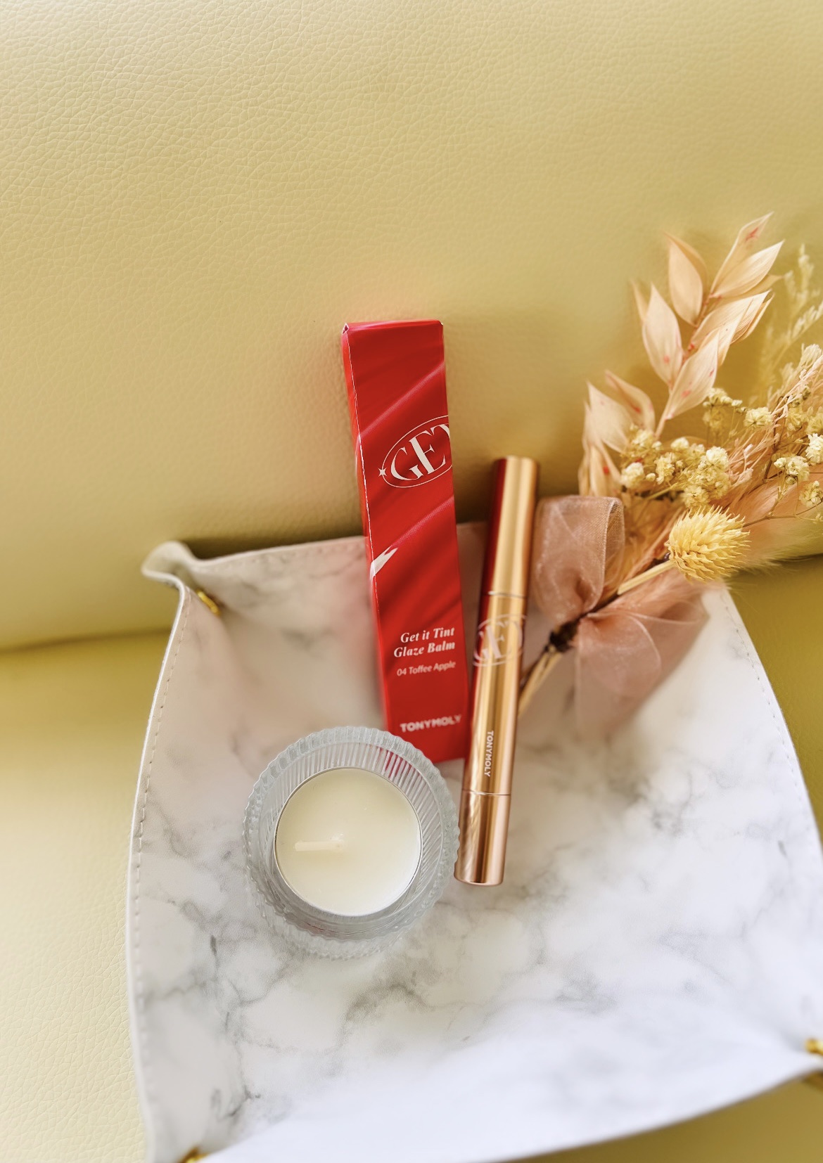 ゲットイットティントグレーズバーム/TONYMOLY/リップティントを使ったクチコミ（2枚目）