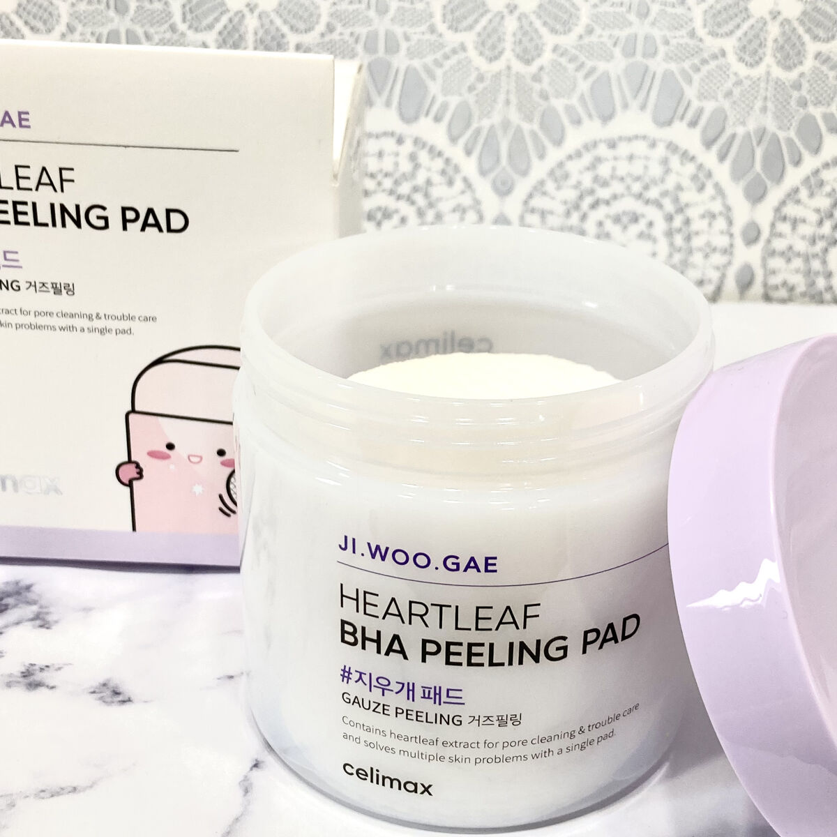 BHA消しゴムピーリングパッド/celimax/トナーパッドを使ったクチコミ（2枚目）