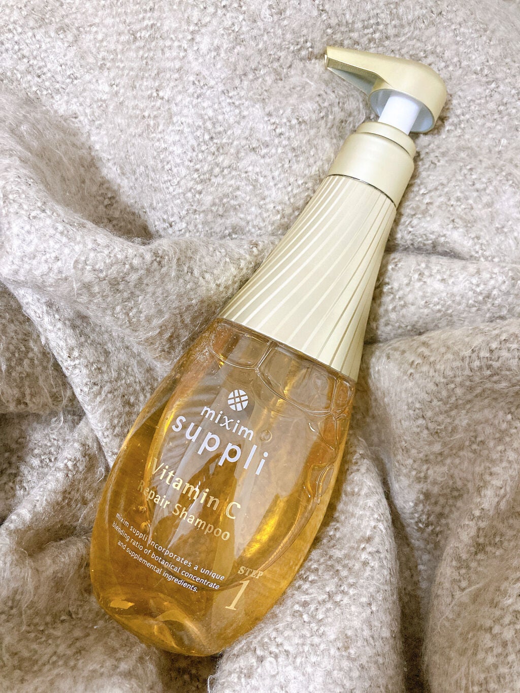 ビタミン リペアシャンプー/コラーゲン リペアヘアトリートメント/mixim suppli/市販シャンプーを使ったクチコミ(1枚目)