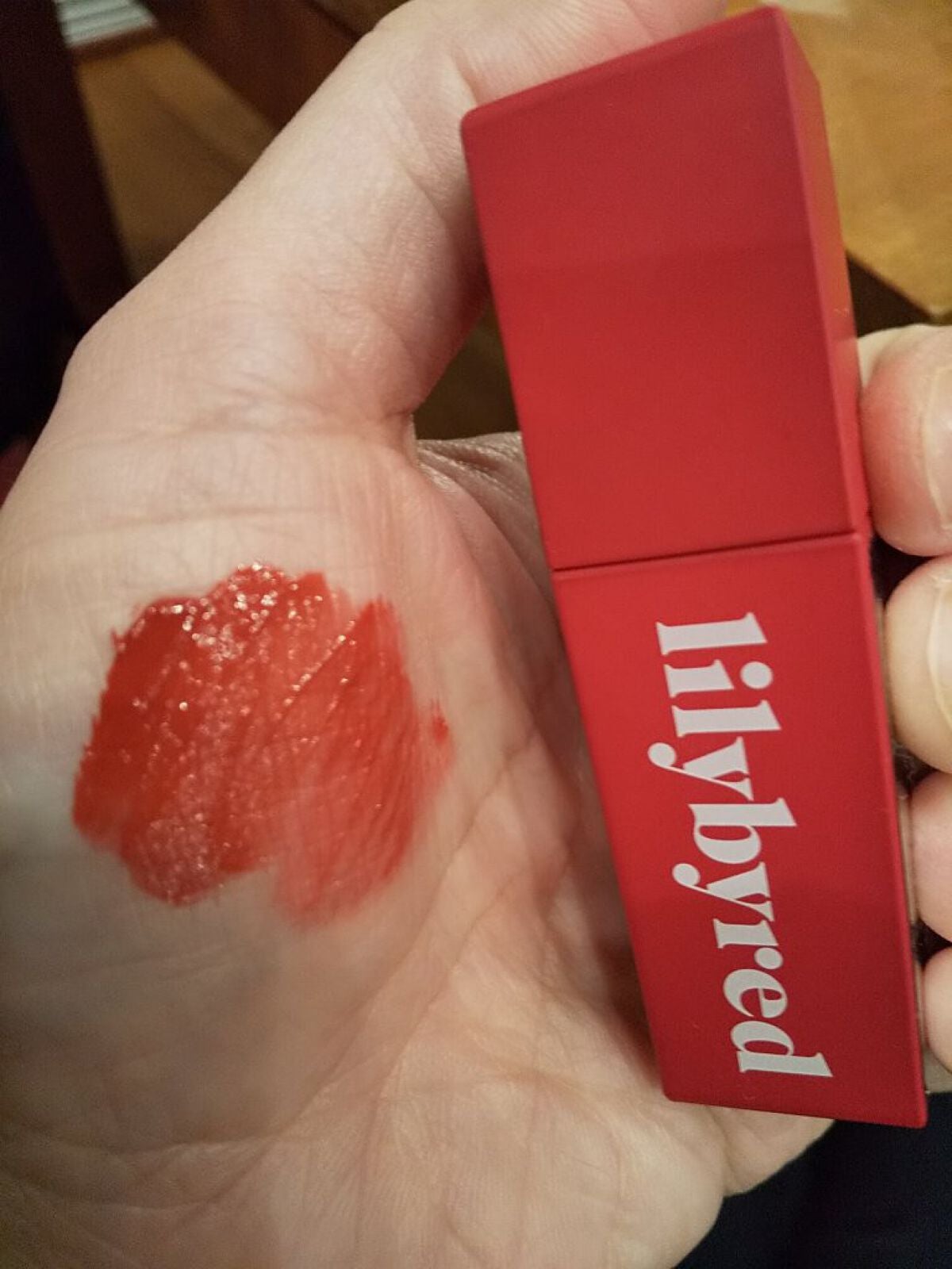ブラッディライアー コーティングティント/lilybyred/リップティントを使ったクチコミ(2枚目)