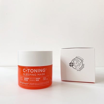 C-TONING SLEEPING MASK /Nightingale(ナイチンゲール)/フェイスクリームを使ったクチコミ(4枚目)