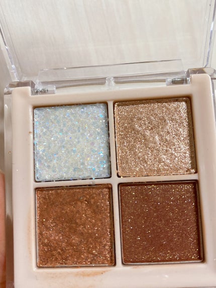 TWINKLE POP Pearl Flex Glitter Eye Palette/CLIO/アイシャドウパレットを使ったクチコミ(2枚目)