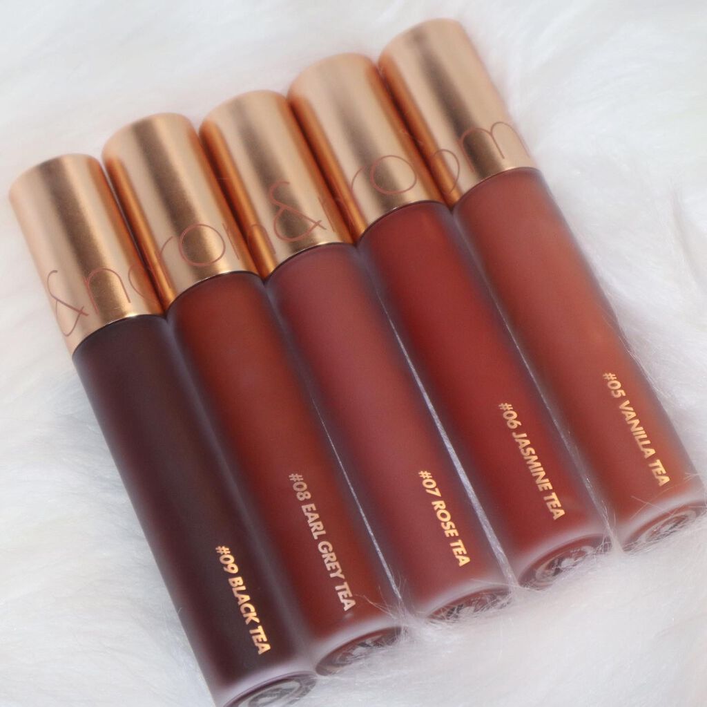 Bella(ベラ) on LIPS 「\【rom&nd】ミルクティーベルベットティント全色レビュー🍒..」(8枚目)