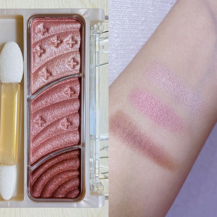 トーンアップアイシャドウ/CEZANNE/アイシャドウパレットを使ったクチコミ(6枚目)