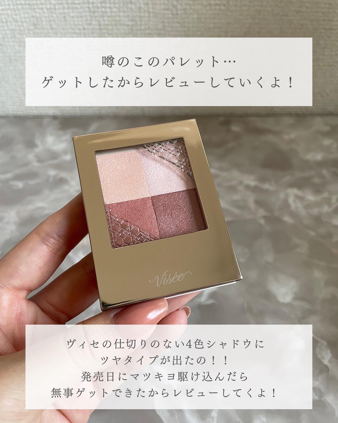 ニュアンス デューイ クリエイター/Visée/アイシャドウパレットを使ったクチコミ（2枚目）