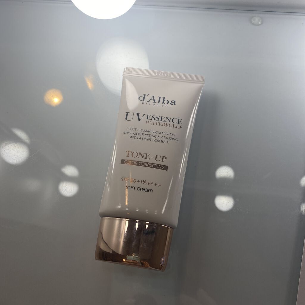 ウォータフルトーンアップサンクリーム/ダルバ/日焼け止めクリームを使ったクチコミ（1枚目）