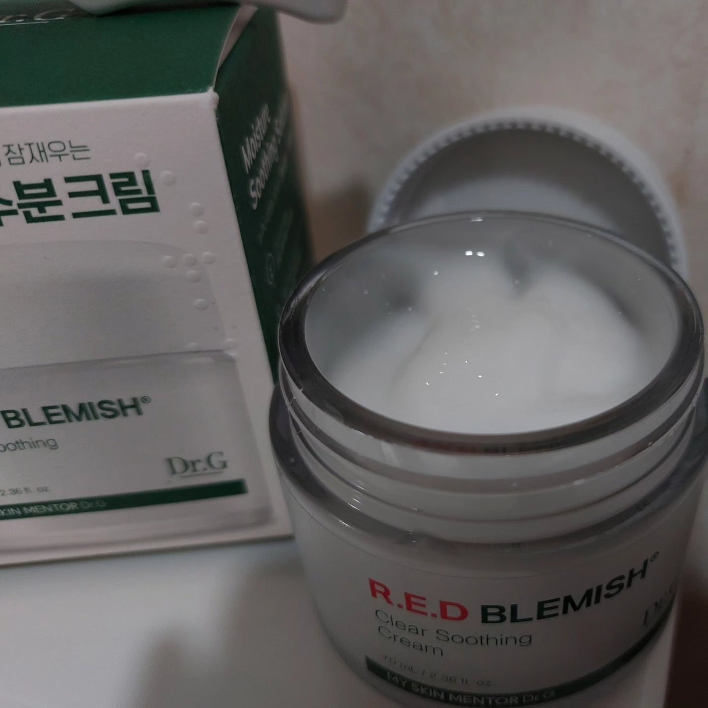 レッドブレミッシュ クリアスージングクリーム/Dr.G/フェイスクリームを使ったクチコミ(2枚目)