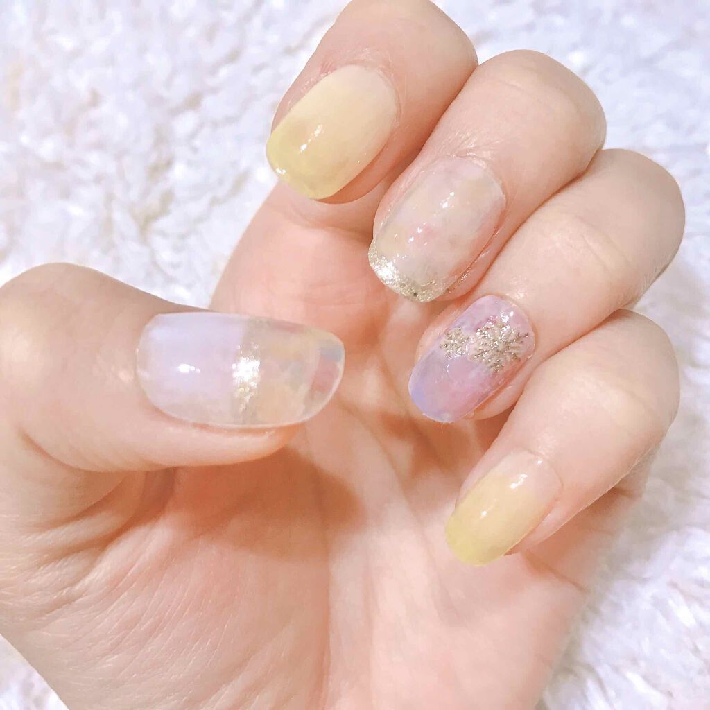 ジェルボリュームトップコート/キャンメイク/ネイルトップコートを使ったクチコミ（2枚目）