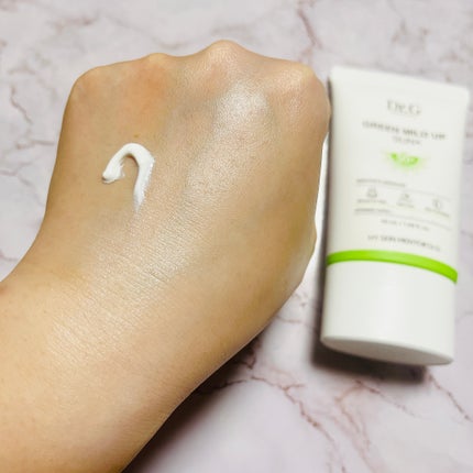 グリーンマイルドアップサンプラス/Dr.G/日焼け止めクリームを使ったクチコミ(3枚目)