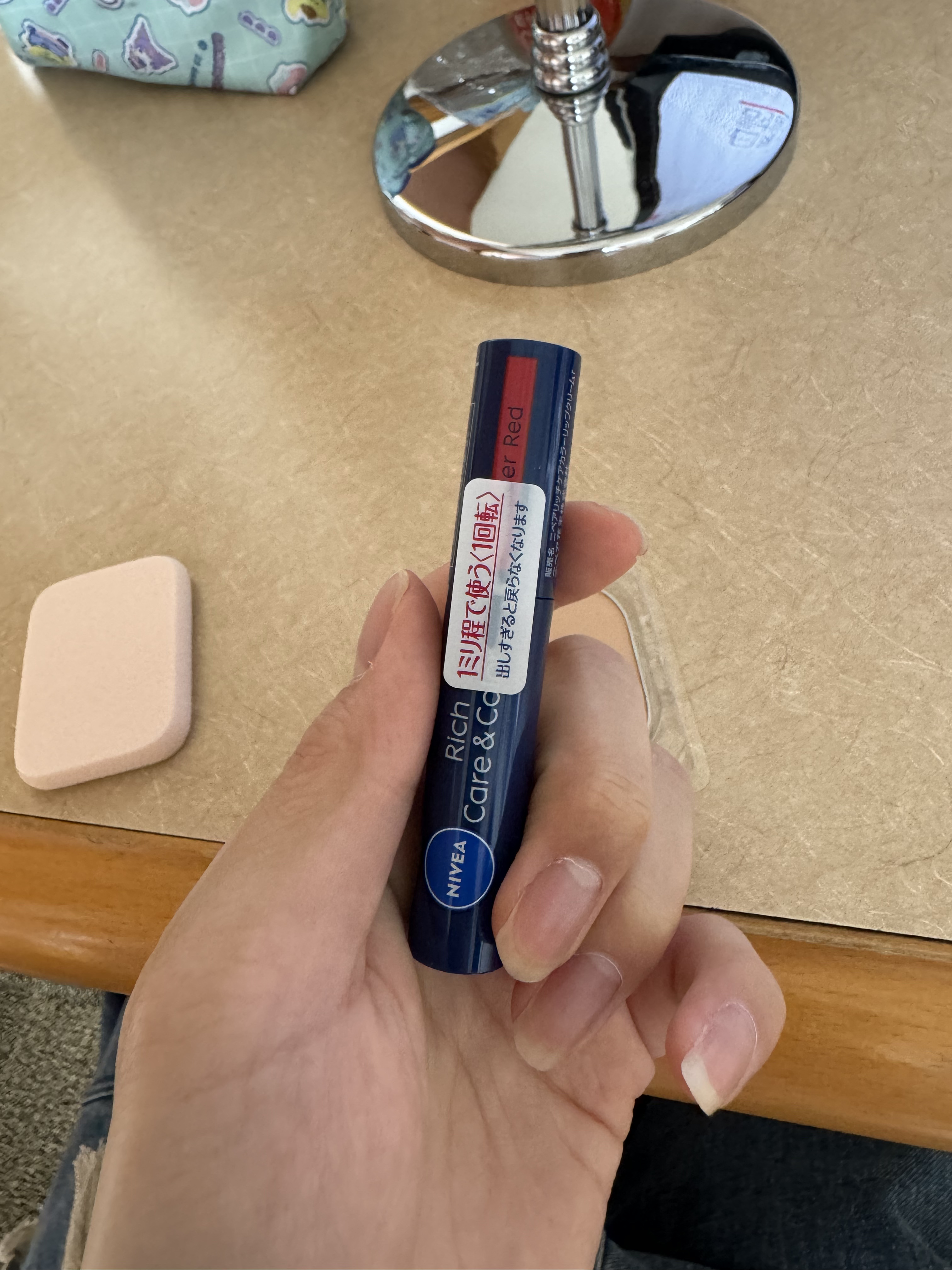 ニベア リッチケア＆カラーリップ シアーレッド/ニベア/リップクリームを使ったクチコミ（3枚目）