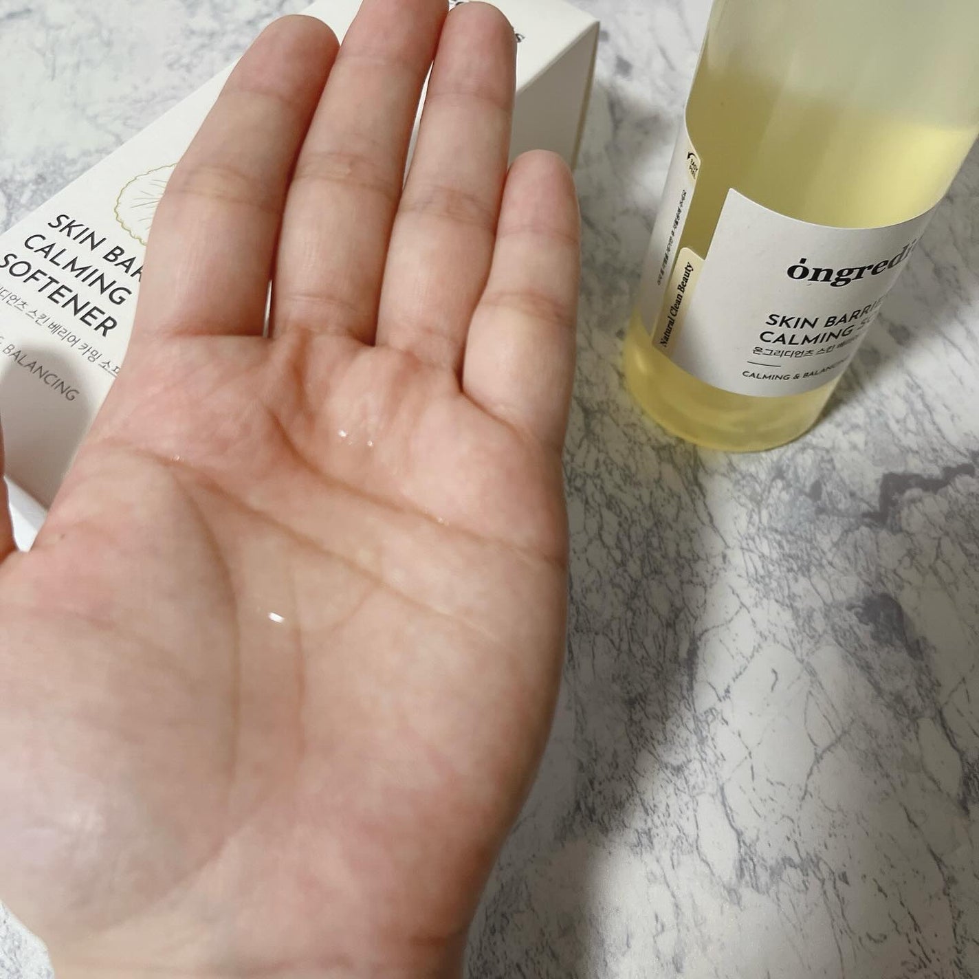 オングリディエンツ スキンバリアカーミングソフナー/Ongredients/化粧水を使ったクチコミ(3枚目)
