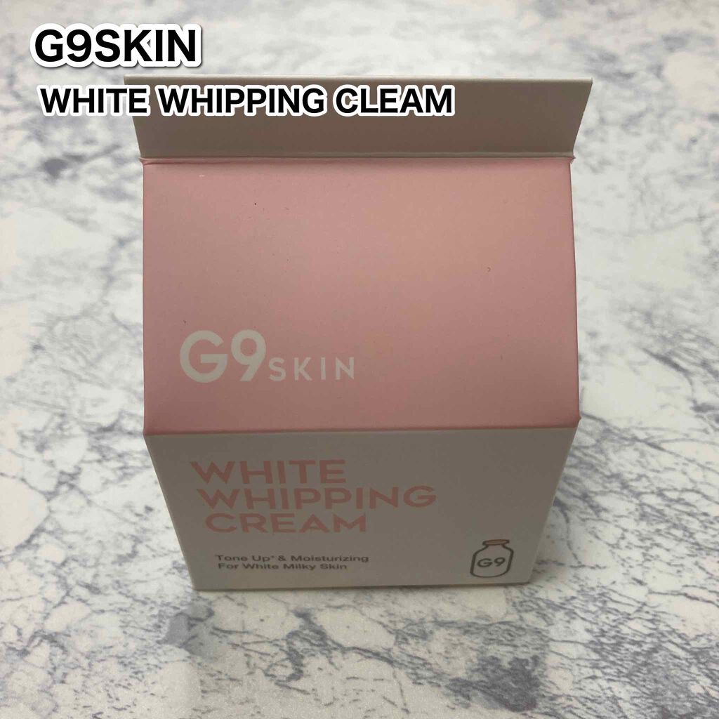 WHITE WHIPPING CREAM(ウユクリーム)/G9SKIN/化粧下地を使ったクチコミ(2枚目)