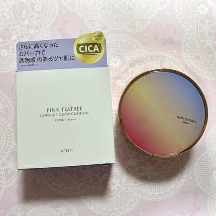 ピンクティーツリーカバークッション/APLIN/クッションファンデーションを使ったクチコミ(1枚目)