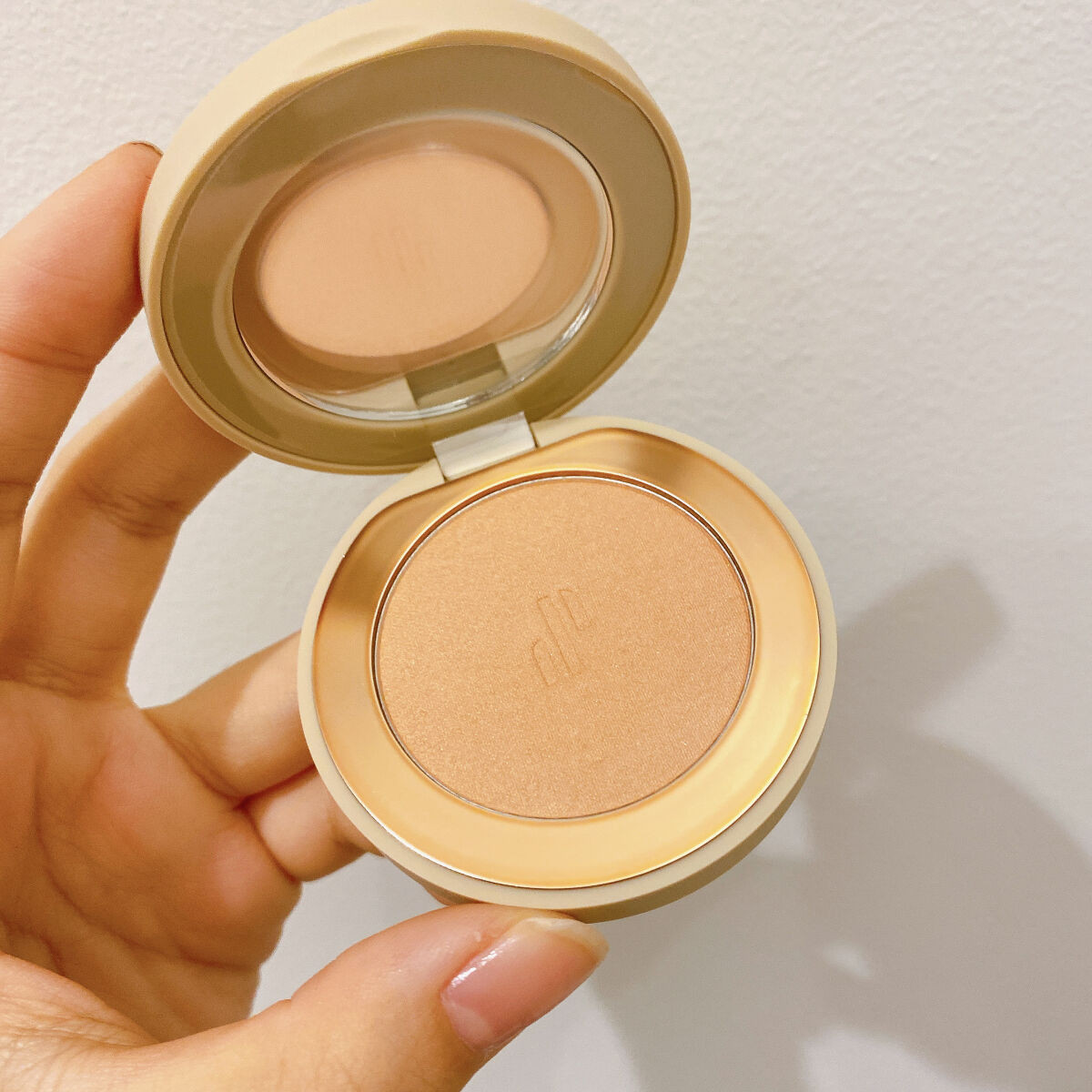 ドットオンムード グロウブラッシュ 01 Rose Plush/Heart Percent/パウダーチークを使ったクチコミ（1枚目）