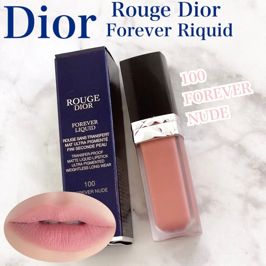 ルージュ ディオール フォーエヴァー リキッド/Dior/口紅を使ったクチコミ(1枚目)