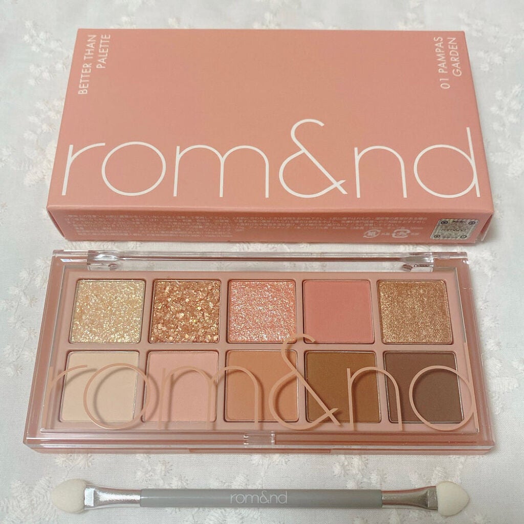 ベターザンパレット/rom&nd/アイシャドウパレットを使ったクチコミ(1枚目)