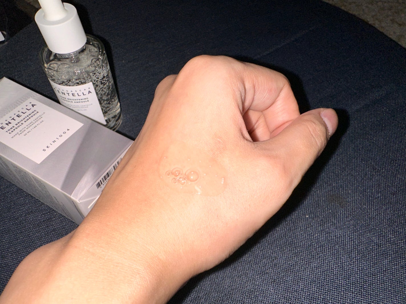 トーンブライトニング カプセルアンプル/SKIN1004/美容液を使ったクチコミ(1枚目)