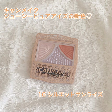 ジューシーピュアアイズ/キャンメイク/アイシャドウパレットを使ったクチコミ(1枚目)