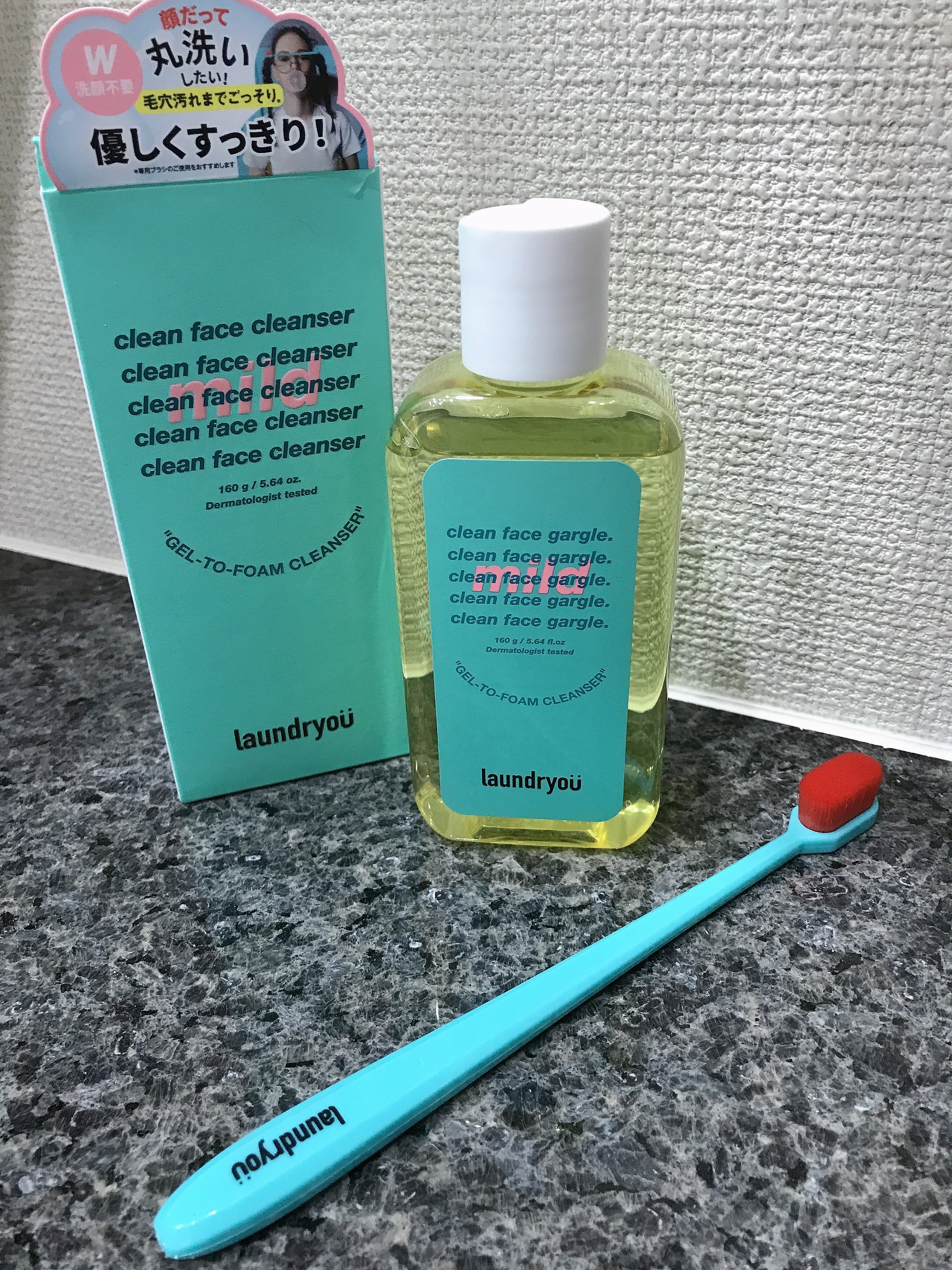 clean face gargle gel foam cleanser/laundryou/その他洗顔料を使ったクチコミ（1枚目）