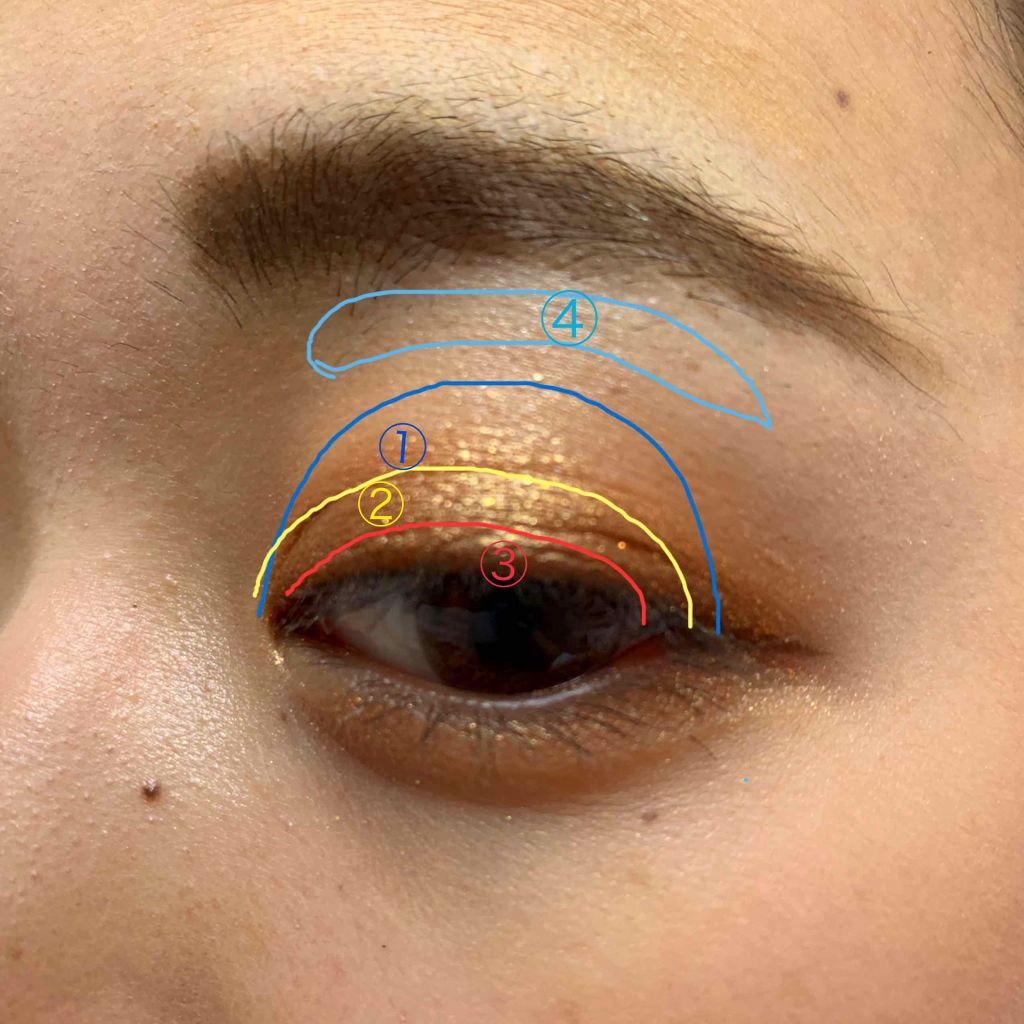 グリッター&グロウ リキッドアイシャドウ/stila/グリッターを使ったクチコミ（3枚目）