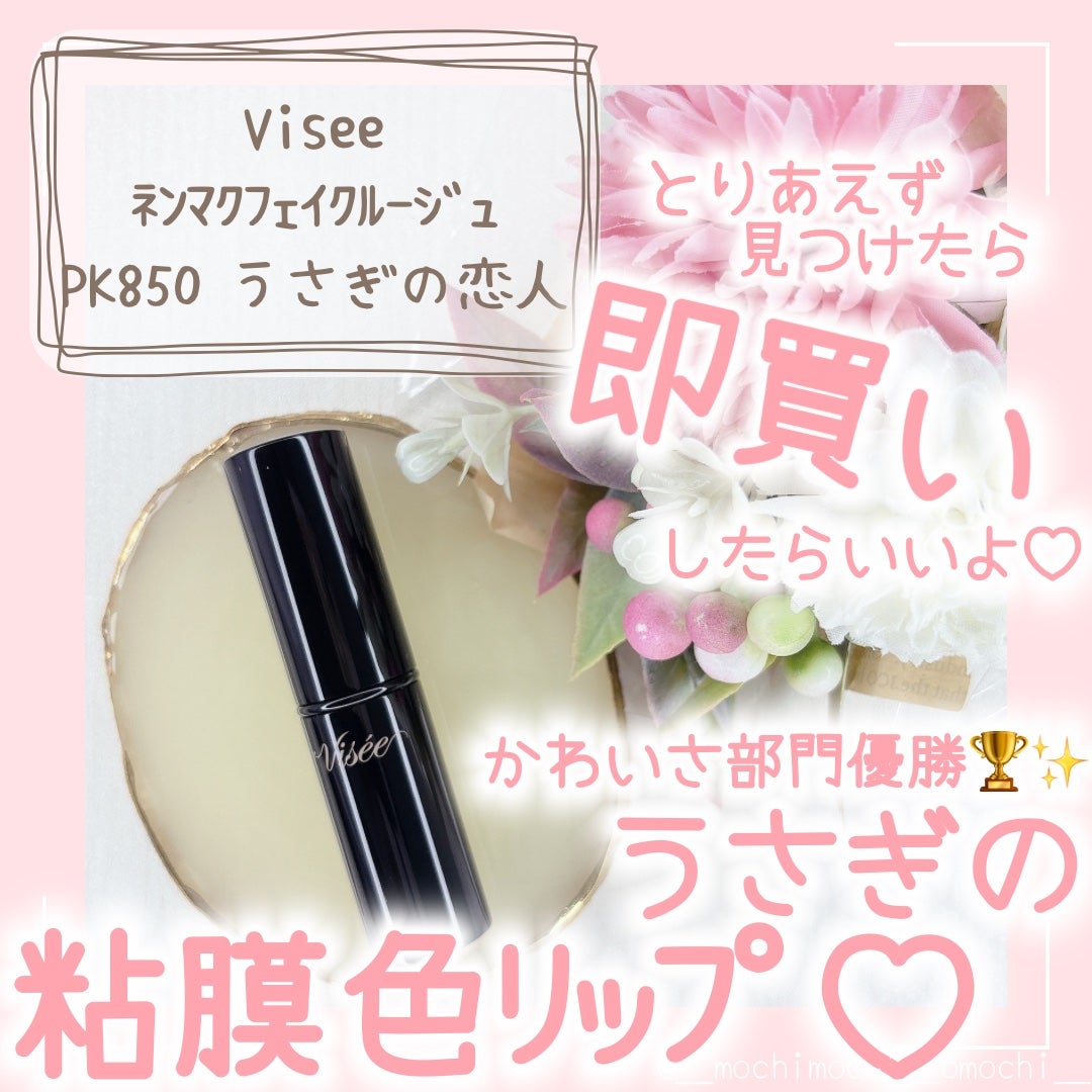 ネンマクフェイク ルージュ/Visée/口紅を使ったクチコミ(1枚目)