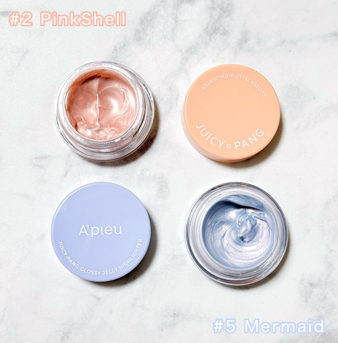 ジューシーパン グロッシージェリーハイライター/A’pieu/クリームハイライトを使ったクチコミ(4枚目)