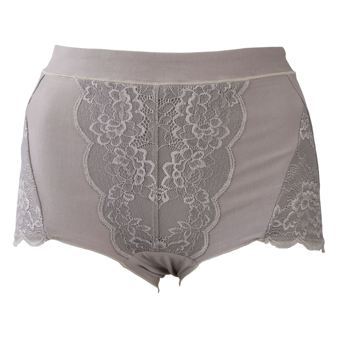 やわぴたコットンショーツ  グレー