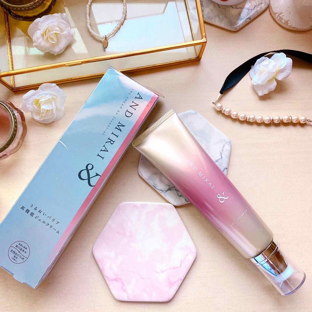 スキン アップ ジェルクリームEX/AND MIRAI/オールインワン化粧品を使ったクチコミ（1枚目）