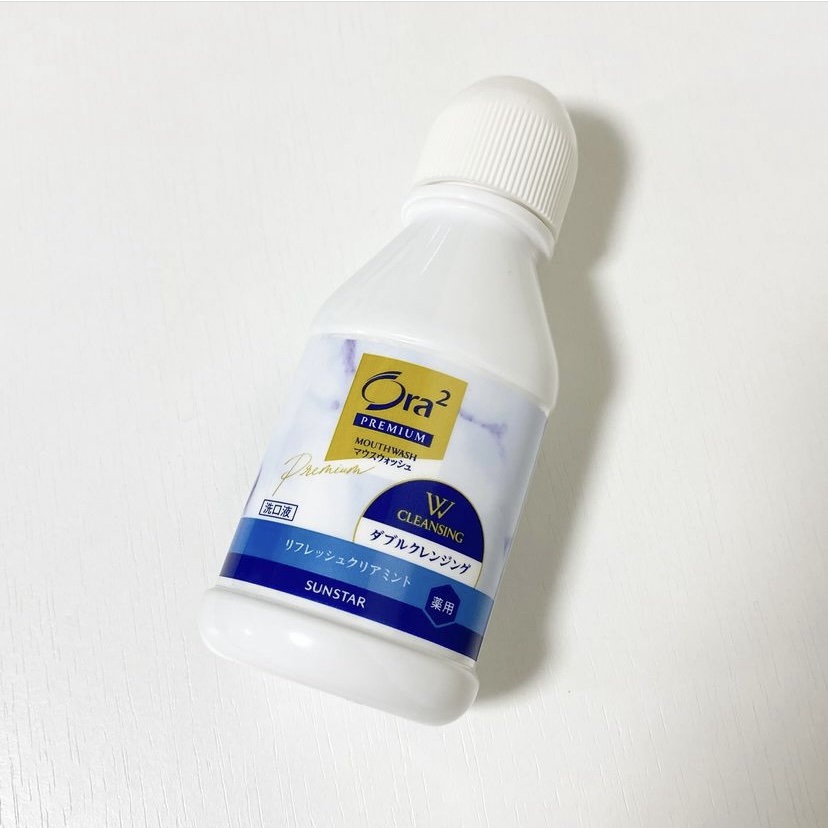 オーラツープレミアム マウスウォッシュ ダブルクレンジング リフレッシュクリアミント/オーラツー/マウスウォッシュ・スプレーを使ったクチコミ（2枚目）