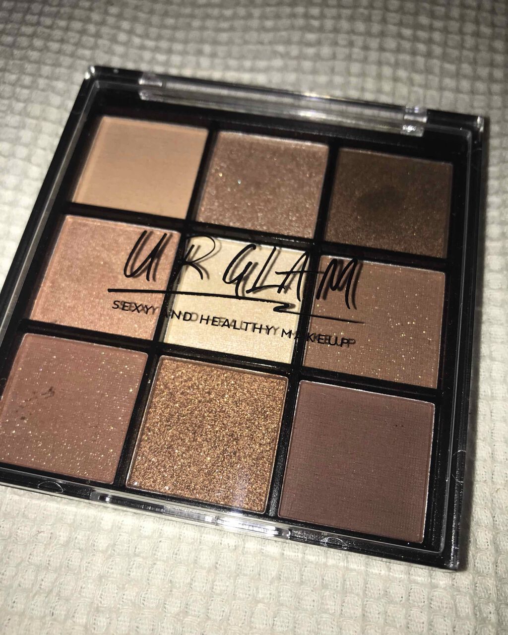 UR GLAM　BLOOMING EYE COLOR PALETTE/U R GLAM/アイシャドウパレットを使ったクチコミ（1枚目）