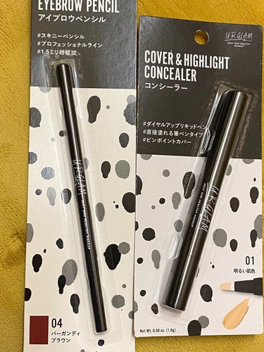 UR GLAM　COVER＆HIGHLIGHT CONCEALER/U R GLAM/コンシーラーを使ったクチコミ（1枚目）