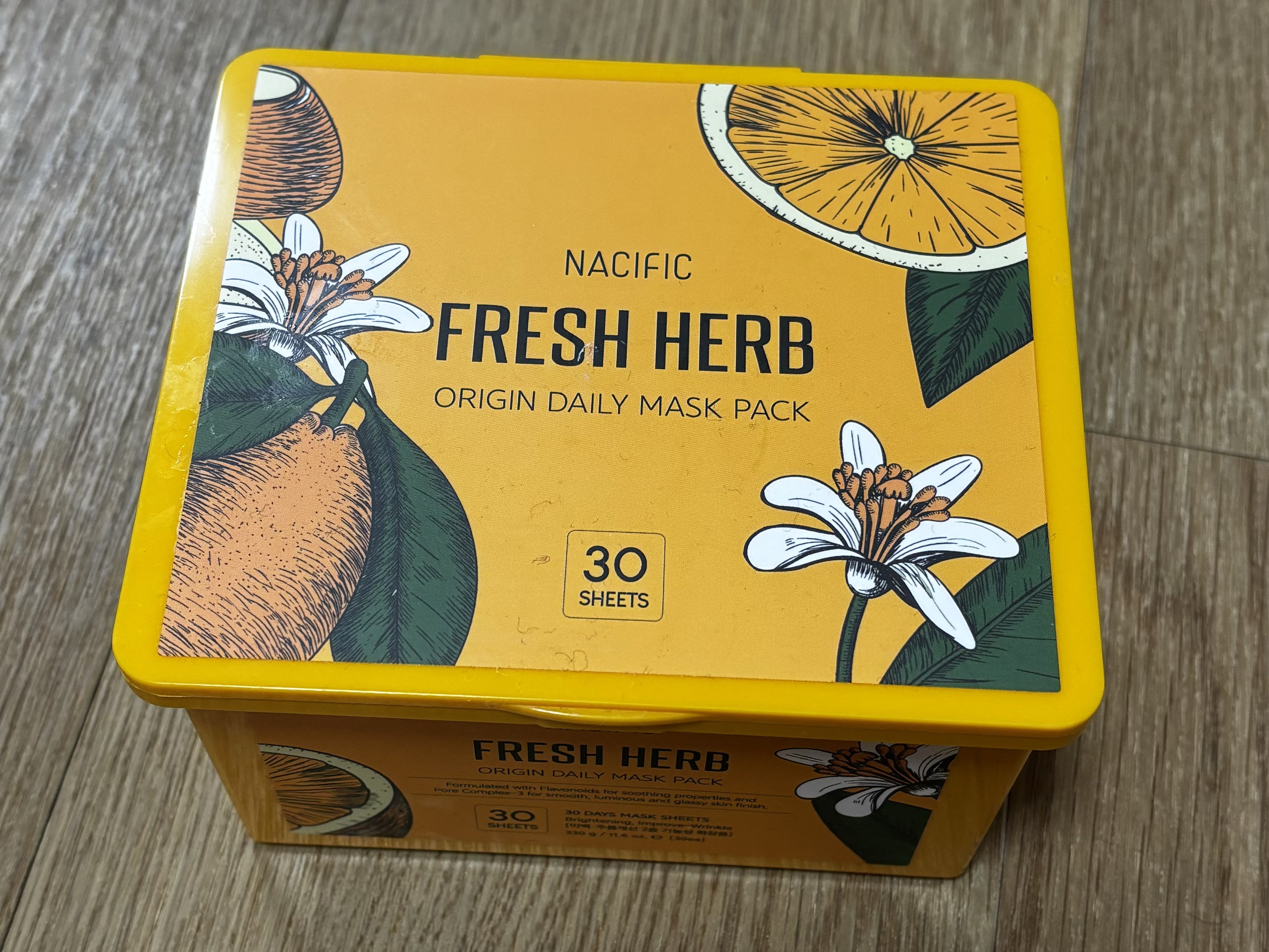 フレッシュハーブオリジンデイリーマスクパック/NACIFIC/シートマスク・パックを使ったクチコミ（1枚目）