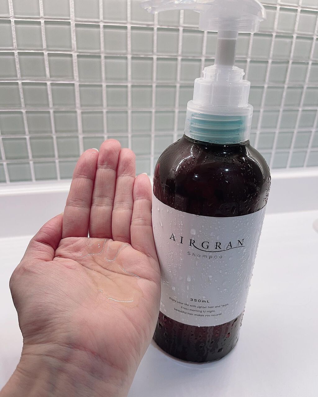 ナチュラルストレートシャンプー＆トリートメント/AIRGRAN/市販シャンプーを使ったクチコミ（2枚目）