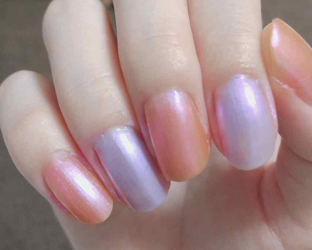 ネイルホリック リミテッドカラー Sea Shell PU170/ネイルホリック/マニキュアを使ったクチコミ（2枚目）