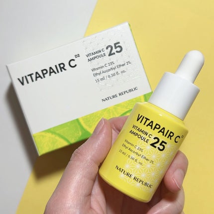 ビタペアC ビタミンC25アンプル/ネイチャーリパブリック/美容液を使ったクチコミ(5枚目)