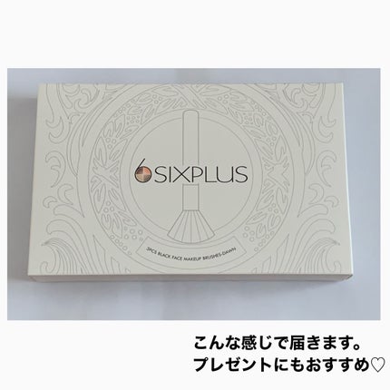 SIXPLUS フェイスブラシ 3本セット - Dawnシリーズ(ブラック)/SIXPLUS/メイクブラシを使ったクチコミ(7枚目)
