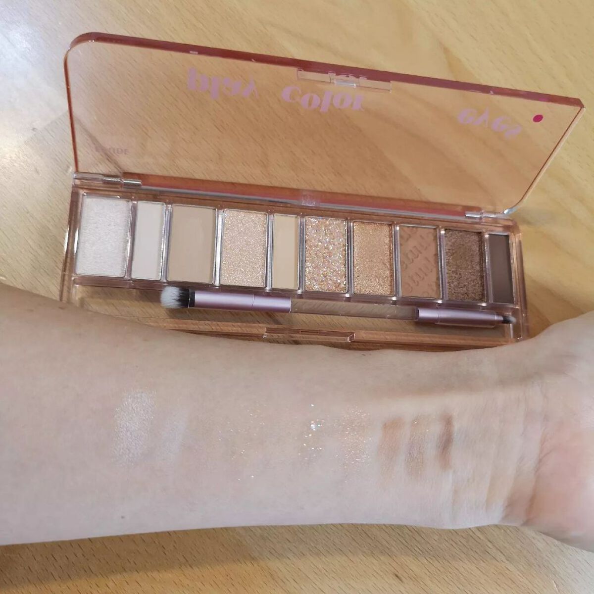 プレイカラー アイシャドウ/ETUDE/アイシャドウパレットを使ったクチコミ(5枚目)