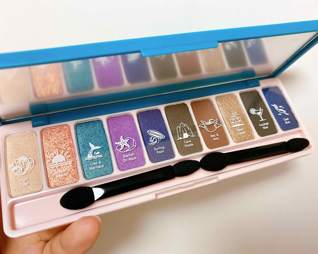 プレイカラー アイシャドウ ビーチパーティー/ETUDE/アイシャドウパレットを使ったクチコミ（1枚目）