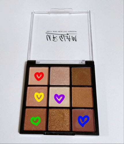 UR GLAM BLOOMING EYE COLOR PALETTE/U R GLAM/アイシャドウパレットを使ったクチコミ(2枚目)