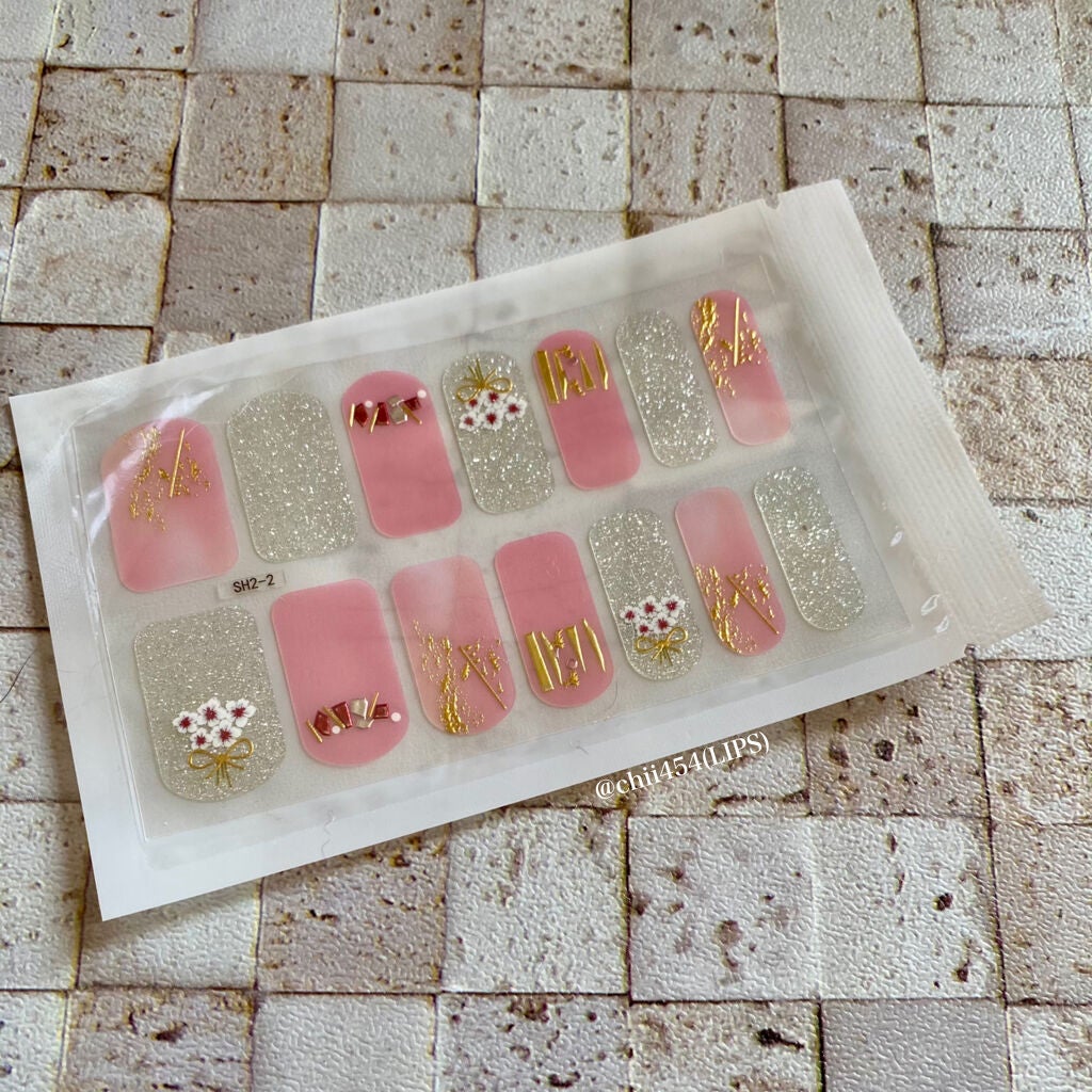 ネイルシール/Qoo10/ネイルシールを使ったクチコミ(3枚目)