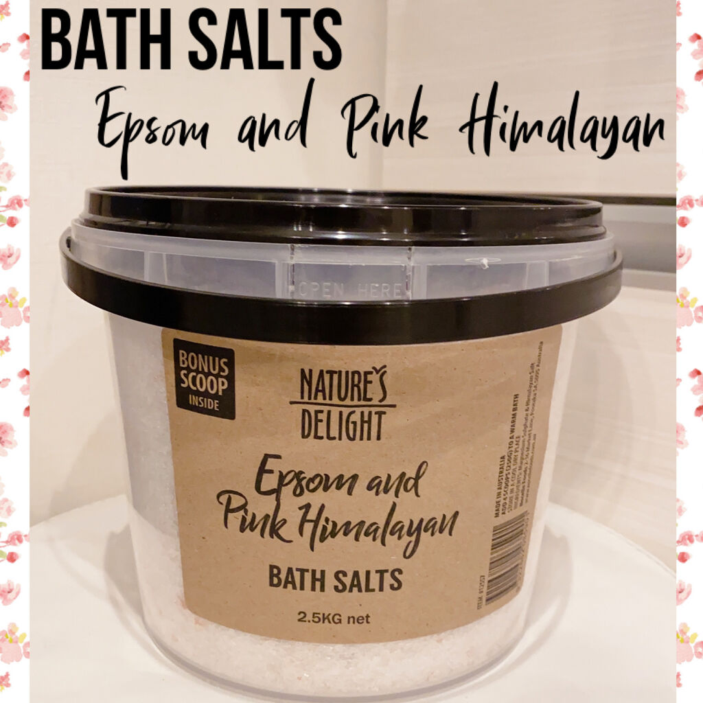 Epsom & Pink Himalayan Bath Salt/Natures Delight/無機塩系入浴剤を使ったクチコミ（1枚目）